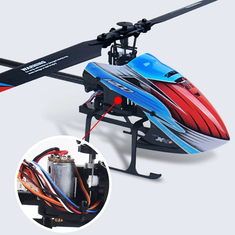 

K200 2.4Ghz 4CH RC Helicopter 6Axis Gyroscope Flybarless Mini Remote Control Plane Model Boys Toy Gift