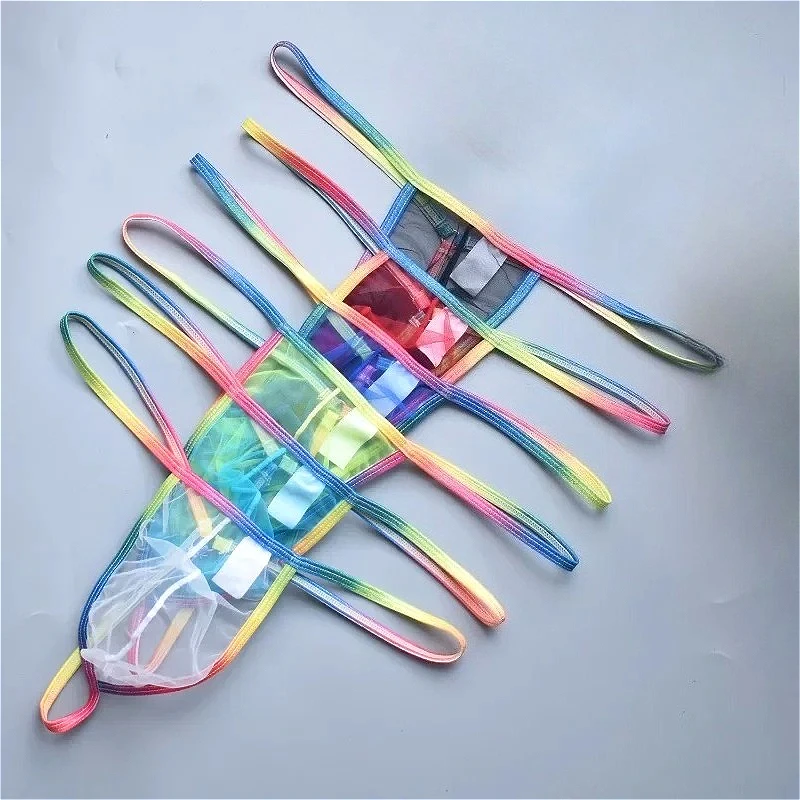 

Transparent Mens Thongs and G Strings Homme Low Waist Sexy Lingerie Lightweight Male Ultra-thin Elastic Bikini Hombre Lingeries