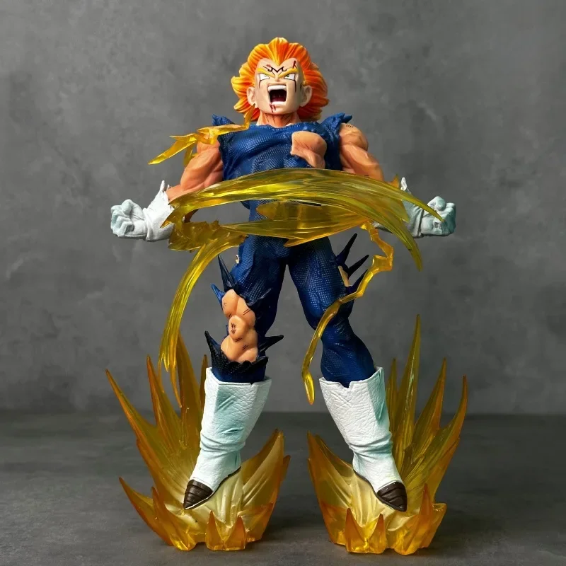 

Dragon Ball Anime Standing Position Demonization War Loss Vegeta Self-explosion Demonic Shell Figure Model Ornament Gift