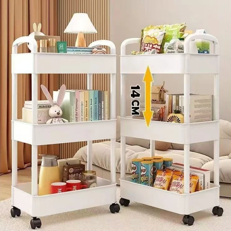 Kitchen Multi-Functional Rolli - Book Cart Rolling ulasan dan harga