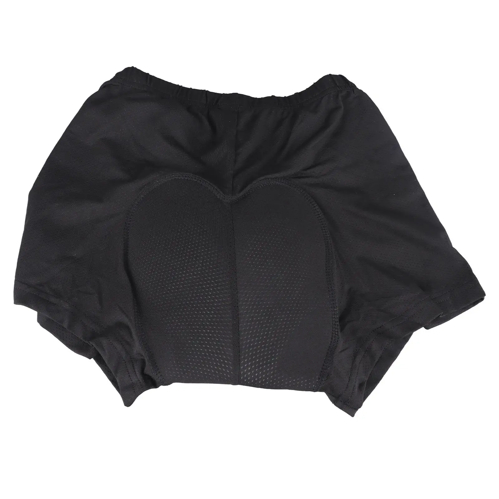 

Breathable Gel Padded Cycling Shorts with 3D Silicone Cushion for Unisex Sports - Black M