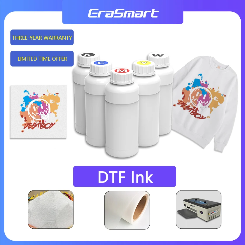 Erasmart Hot Selling Dtf Max Direct To Film Textile Ink For A3 Pet Film Printer