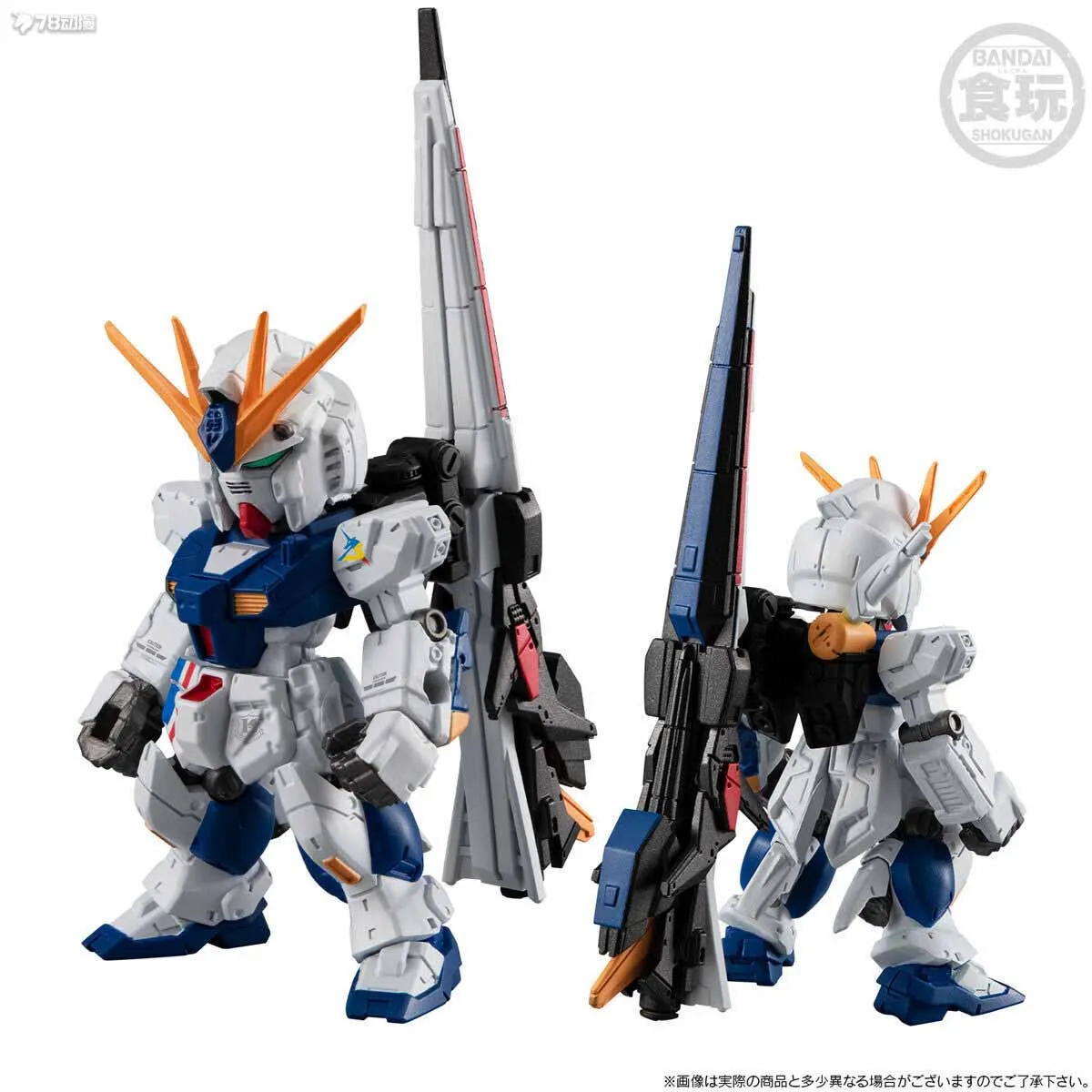 Bandai Genuine Mobile Kit FW GUNDAM CONVERGE CORE RX-93ff V GUNDAM And MSN-04FF SAZABI Anime Action Figures Model Gifts Toys