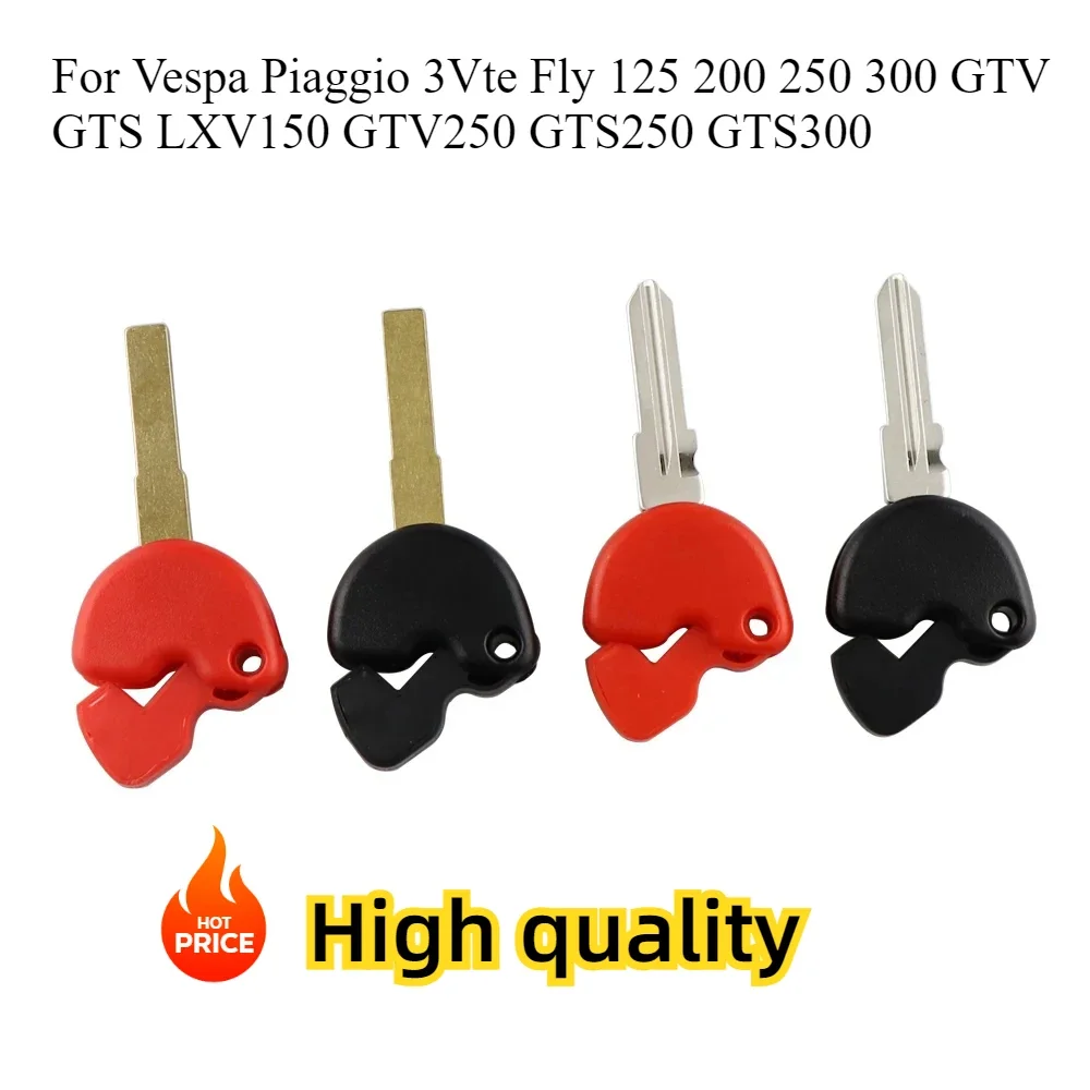 

Motorcycle Key For Vespa Piaggio 3Vte Fly 125 200 250 300 GTV GTS LXV150 GTV250 GTS250 GTS300 Scooter Embryo Blade Key