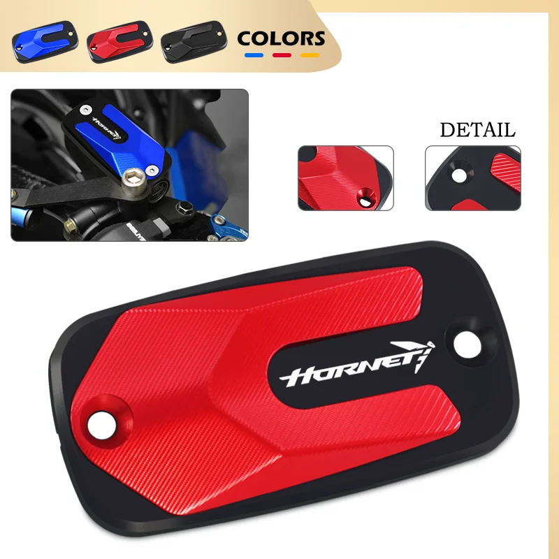 

Motorcycle CNC Front Brake Fluid Cylinder Reservoir Cap Tank Cover Oil filler Cap For HONDA CB750 CB600F Hornet 600 900 HORNET