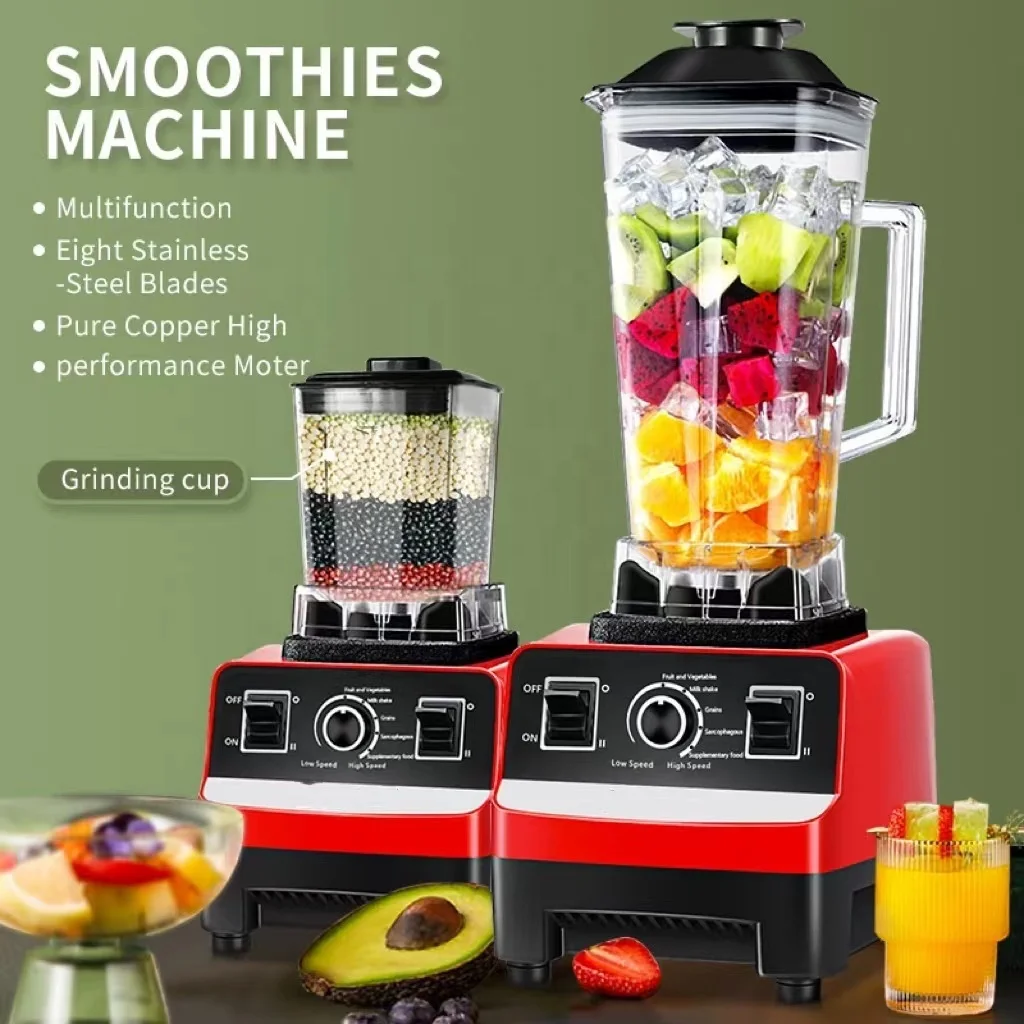 dla 2L 3000/4500W Silver Crest blender Duży i mocny blender komercyjny SC-1589 Smoothies