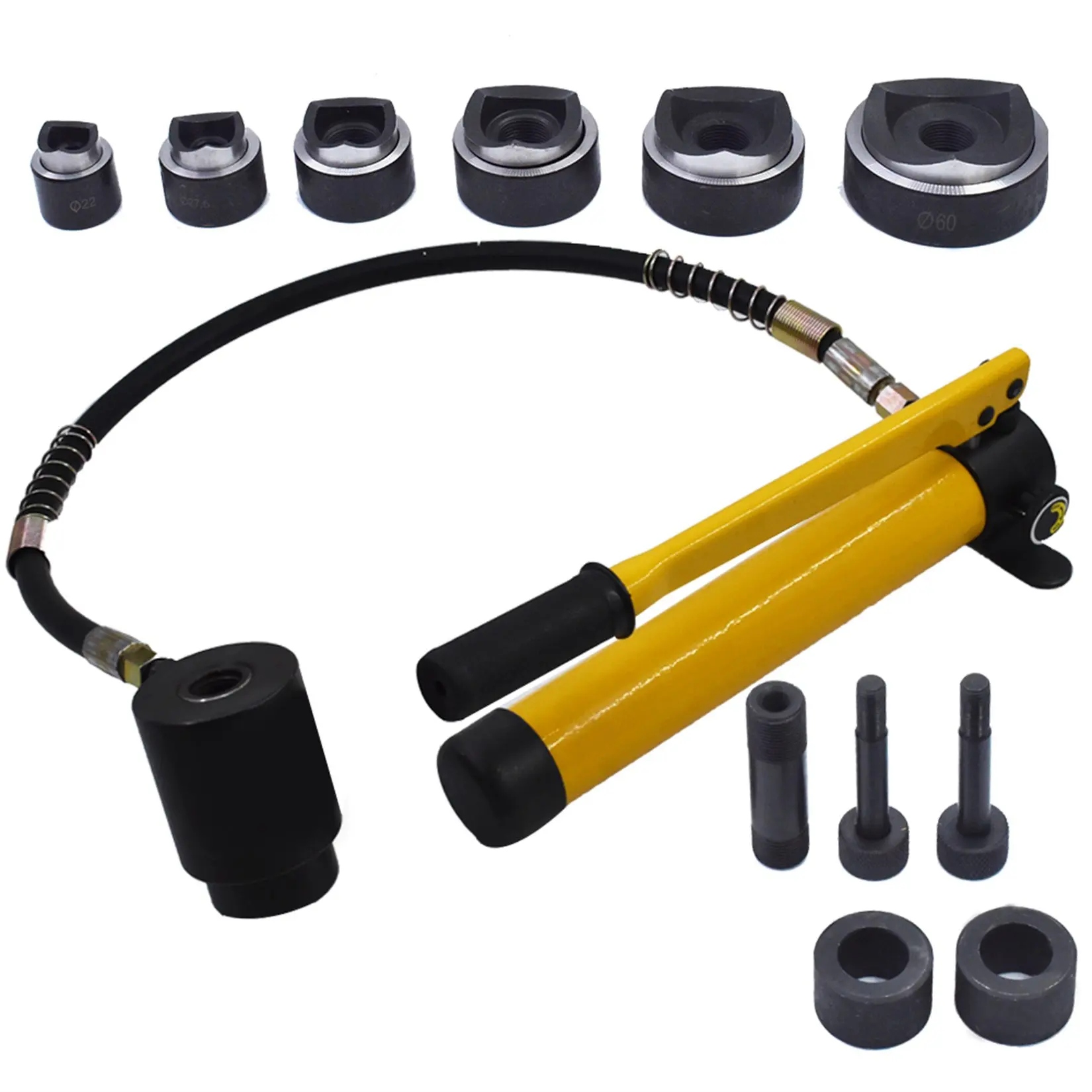 10 Ton Hydraulic Hole Digger Punching Driver Tool Set Syk-15  Knockout Syk-8b Syk-8a