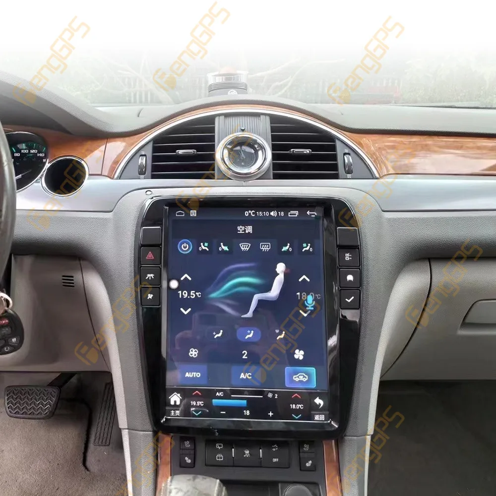 12.1'' Tesla Screen Car Radio Multimedia Player Android 11 For Buick Enclave 2009-2016 Auto Stereo Video GPS Navigation HeadUnit