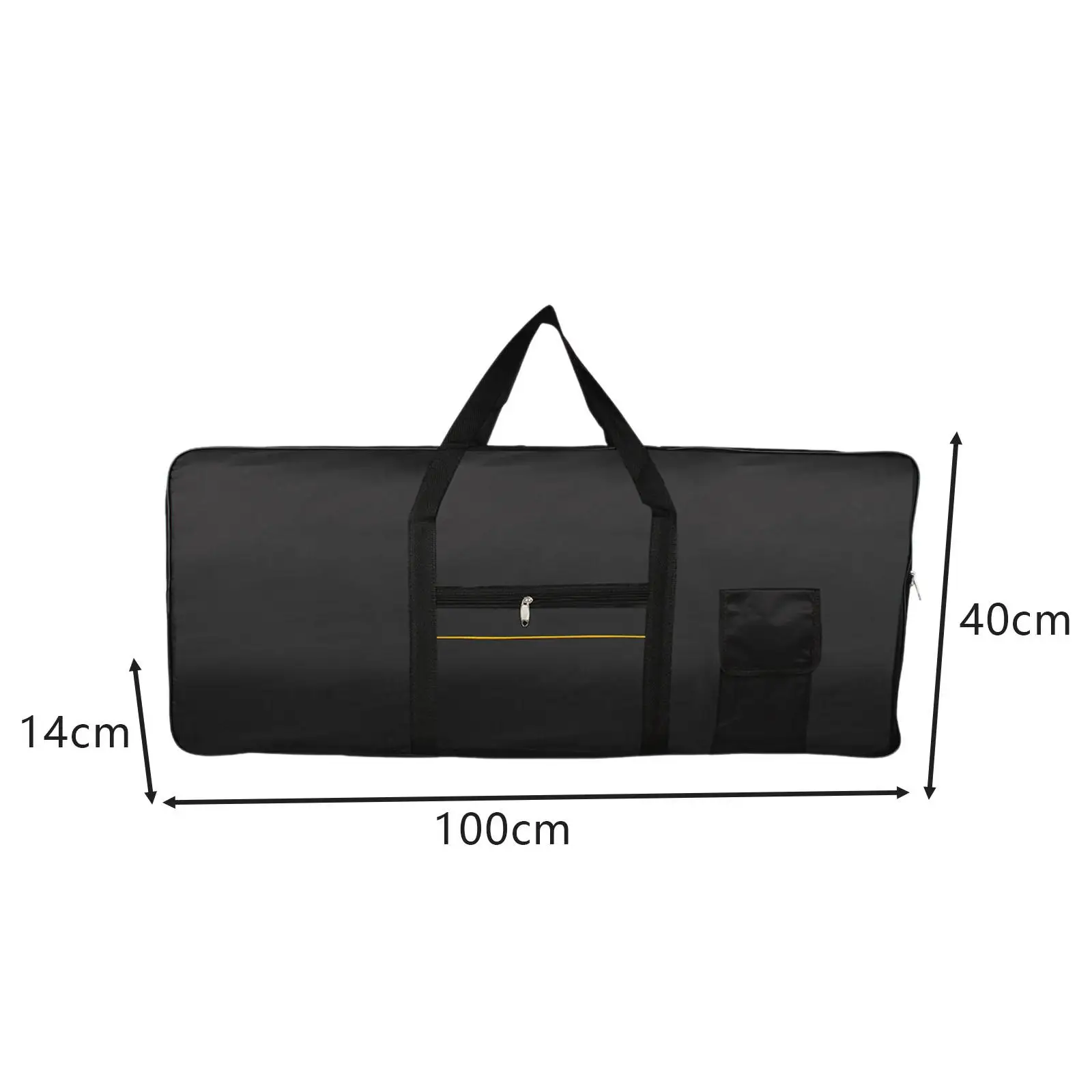 Funda blanda para teclado electrónico, portátil, para viajes al aire libre, con asa, 88 teclado, bolsa para teclado, funda para teclado