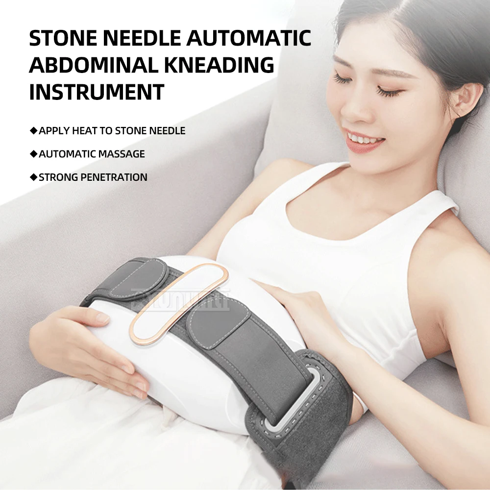 Automatic Abdominal Massager Bian Stone Belly Rubbing Instrument Dual-use for Waist Abdomen