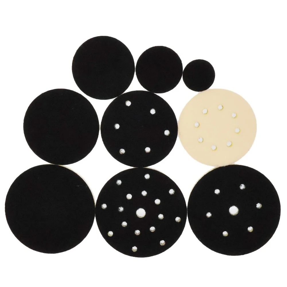 Sandpaper Backing Pad 1 6 Inch PU Foam Polishing Pads For Air Grinder Vibration Damping Buffing Pads Power Tools