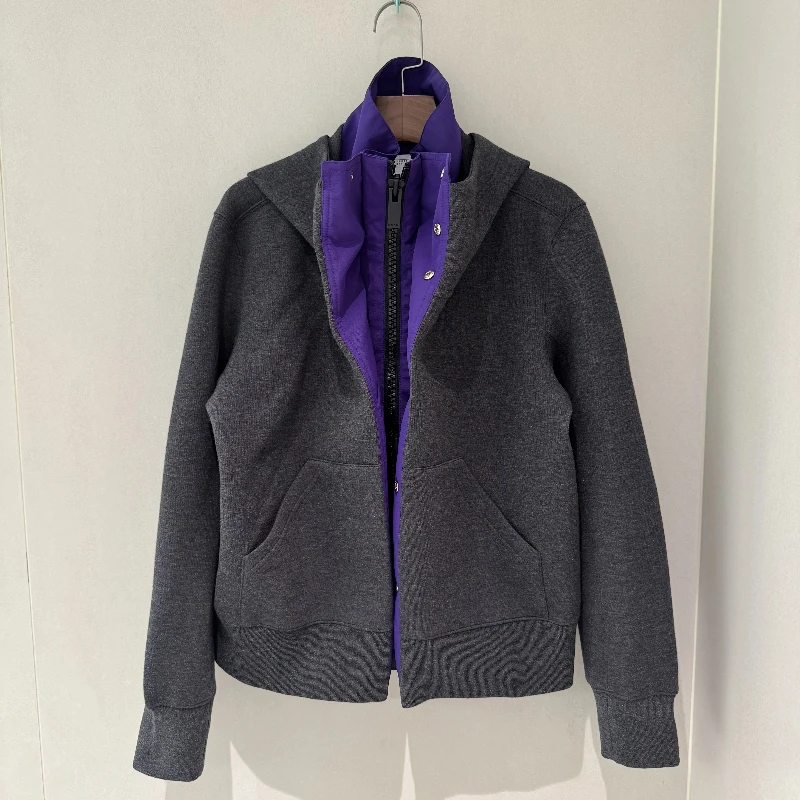 

2025 Autumn New Dark Style Color Block Stand Collar Heavy Work Jacket Ins Fashion patchwork coat