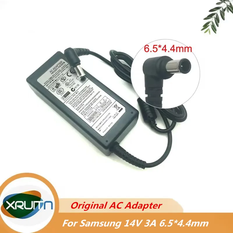 

Original Laptop Adapter 14V 3A 6.5*4.4mm For Samsung LCD Monitor BX2235 S22A100N S19A100N S22A200B S22A300B S23A300B S19A300B