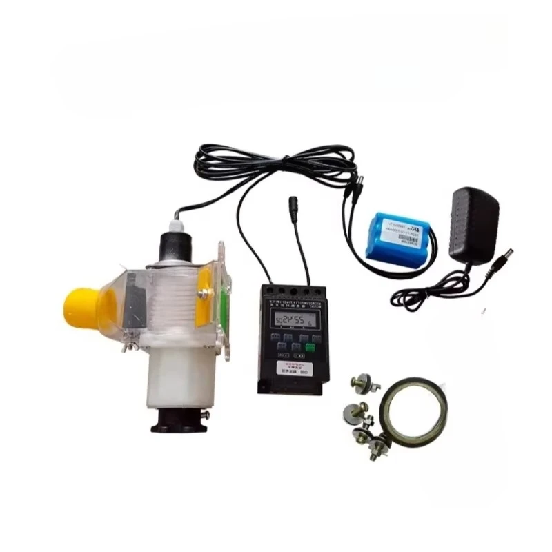 1pcs Fully automatic timing cutting 12v DC discharging machine for remote pets and poultry Remote feeding machine for chickens