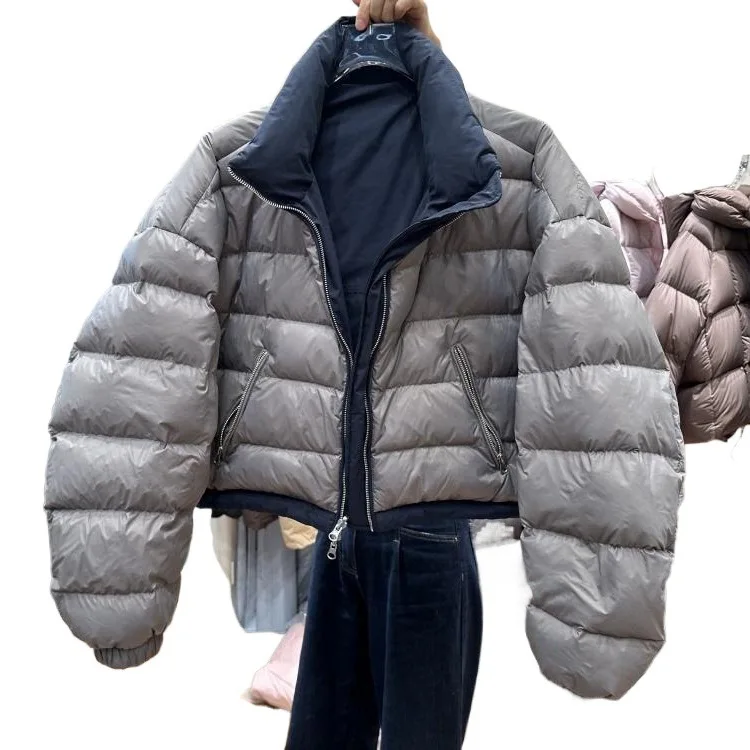 Giacca da donna in cotone double-face, corta, leggera, casual, stile pane, capispalla invernale Nuovo arrivo