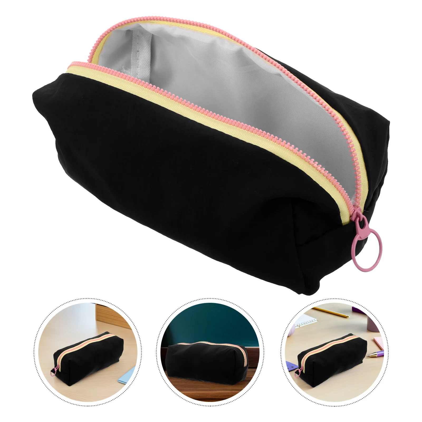 

Large Capacity Portable Pencil Case Organizer Fabric Stationery Pouch for Color Pencils Markers Multi-Functional Storage Bag