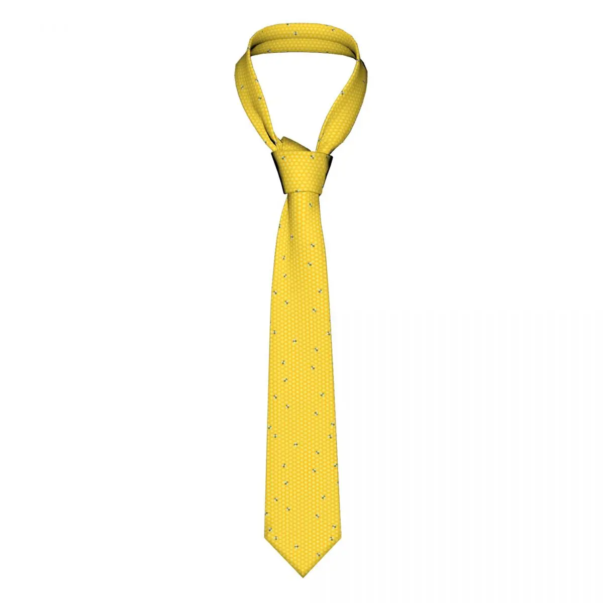 

Bumble Bees Tie Yellow Honeycomb Shirt Vintage Neck Ties Office 8CM Accessories For Men Cravat