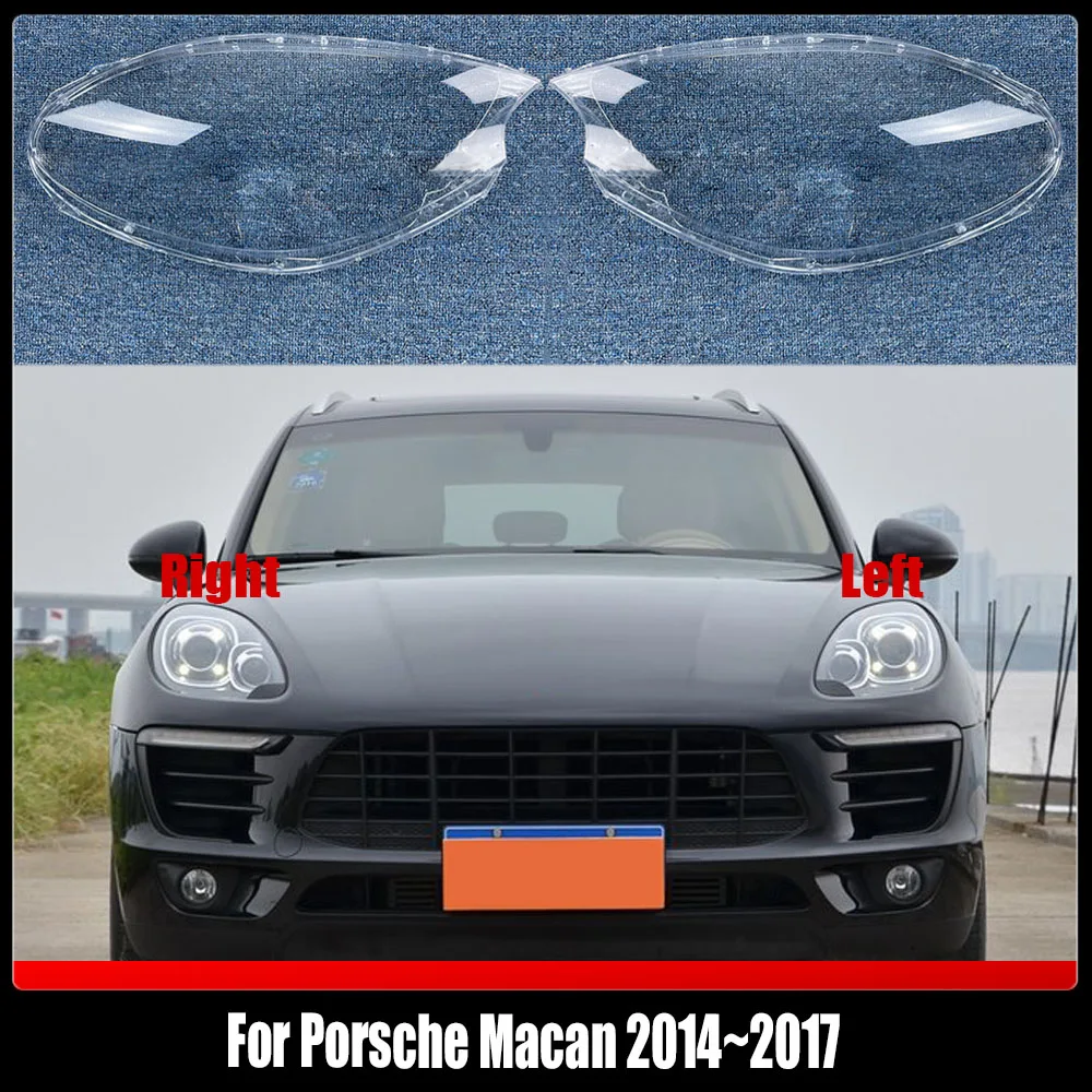 

Headlamp Transparent Cover Lamp Shade Headlight Shell Lens Plexiglass Replace Original Lampshade For Porsche Macan 2014~2017