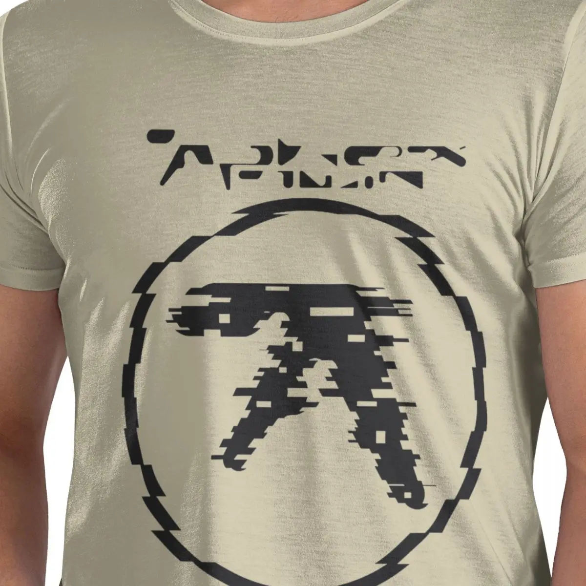 Aphex Twin เสื้อยืดฤดูร้อน Y2K ตลกเสื้อยืด 100% Cotton ความแปลกใหม่ TShirt สําหรับผู้ใหญ่แขนสั้น Tees