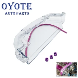 OYOTE Clear Cam Gear Timing Belt Cover For Mitsubishi Eclipse 4G63 Turbo RVR EVO 1 2 3