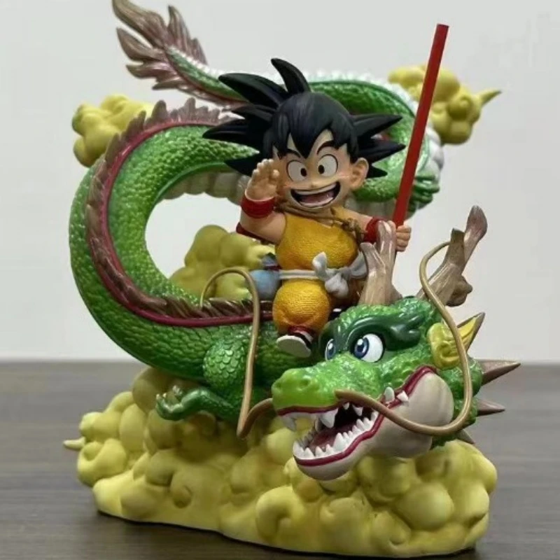 15cm Anime Dragon Ball Figure Goku and Dragon Figure PVC Action Figures Collection Model Toys Gifts