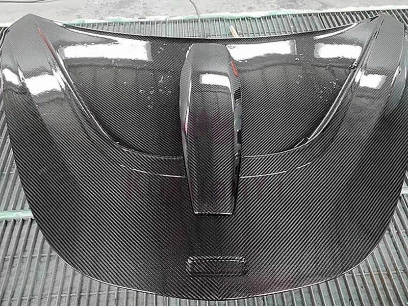 For McLaren 540C 570S 570GT Hood Upgrade To N Style Carbon Fiber Front  Bonnet Engine Cover 600LT Body Kit