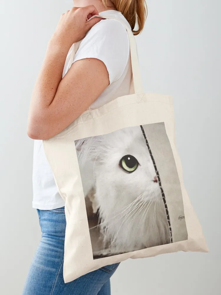 

Mikey Sees You Tote Bag large tote bag Canvas shoulder bag shopping cart bags hand bags