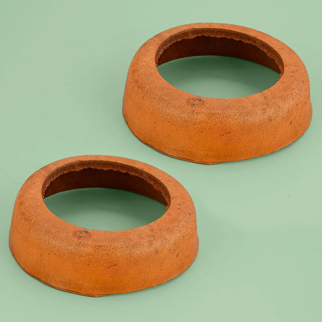 

2Pcs Handle Piston Pump Leather Boot Bowl Gasket Seal Accessory Ø50mm for Water Efficiency Applications Type 75 Pump