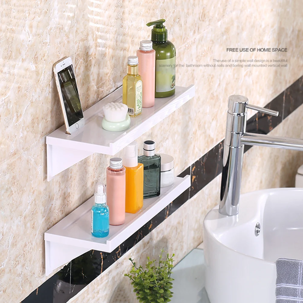 

Multifunctional Storage Rack Desk Organizer Suction Shelves Hanging Basket Bathroom Shelf Small Item Holder Home Storage