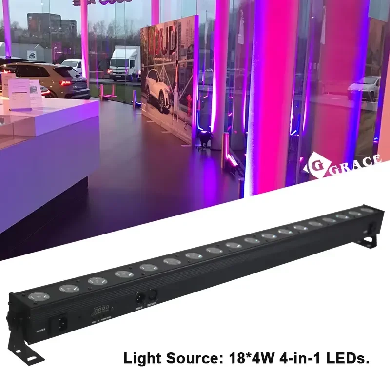 for Igracelite 18x4W RGBW 4in1 Pixel Controlled LED Wall Washer Light