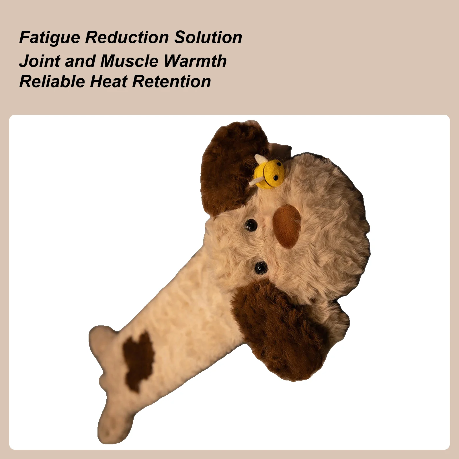 

Rubber Hot Water Bag 29.5 Inch Plush Long Bee Dog Warming Supplies Hot Water Pack For Home Offices School Outdoor Travel Hotel