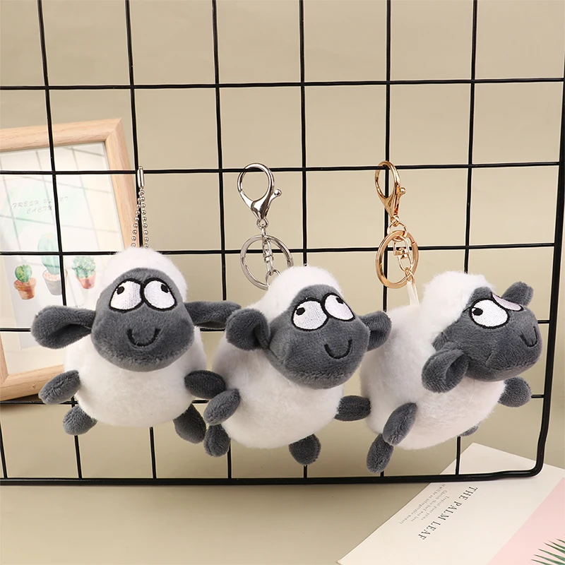 Sheep Cute Keychain Stuffed Plush Pendant Decoration Gifts for Kids Sheep Anime Keychain