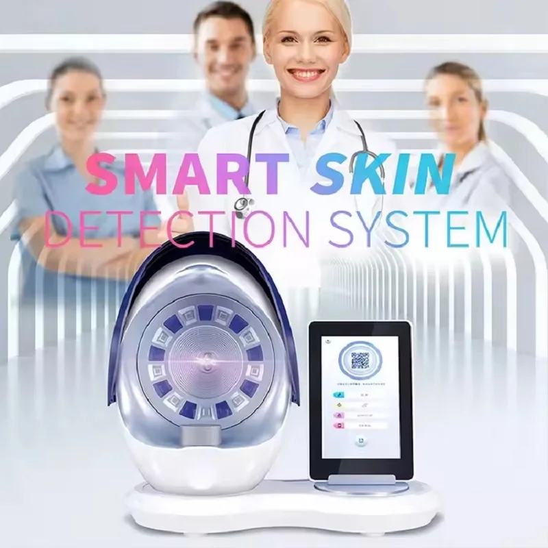

3D Facial Skin Analyzer Machine 12 Million High Pixel WIFI Smart Mirror Scanner Digital Facial Tester Acne Skin Wrinkle analysis