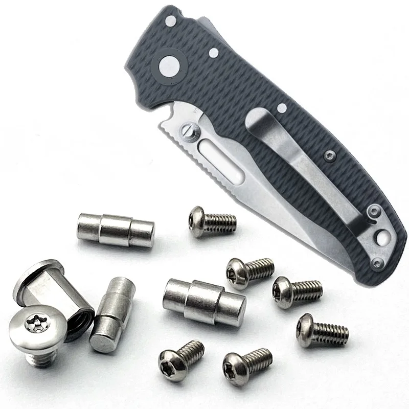 1 Set Pocket Knife Screws Handle Stainless Steel Torx Screw For Demko AD20.5 Handle Folding Knife DIY Make Accessories Parts