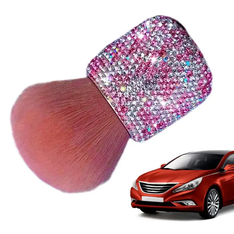 

Car Interior Brush Bling Creative Interior Cleaning Tool Detailing Dust Removal Soft Crevice Bristles Brush Car accessories