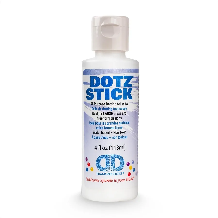 

Diamond Dotz Accories Dotz Stick Clear Diamond Dotz Glue 4oz 118ml Bottle Diamond Art Glue for Freestyle Crafts and Jigsaw Puzz