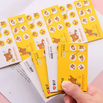 AIHAO 6691A Rilakkuma Correction stickers Kawaii Corrector Gift Stationery Student Prize School Office Supply