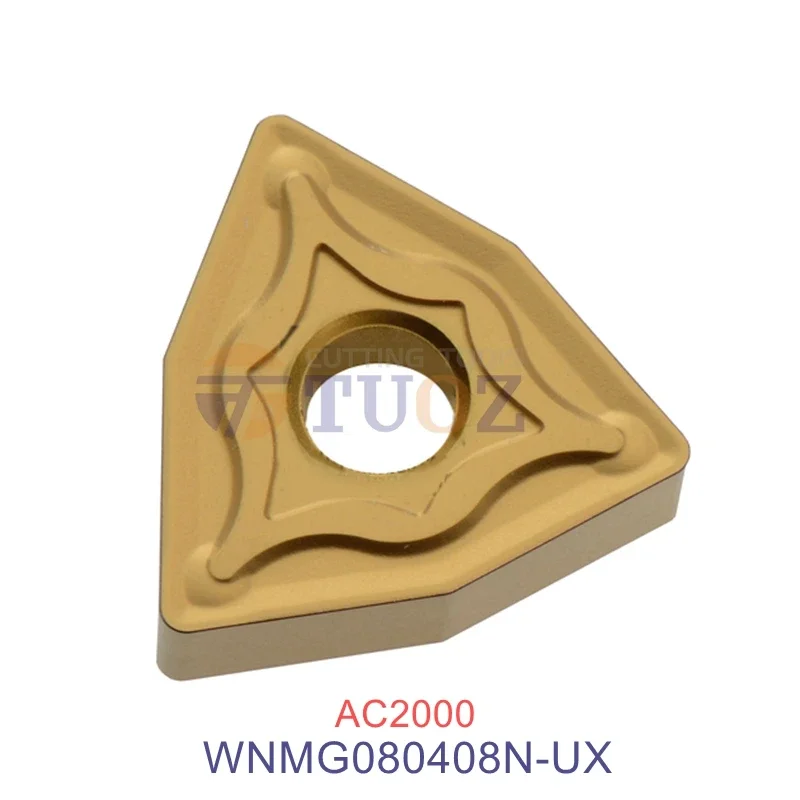 

100% Original WNMG080408N-UX AC2000 External Turning Tools Carbide Insert WNMG 080408 N -UX CNC Lathe Cutter