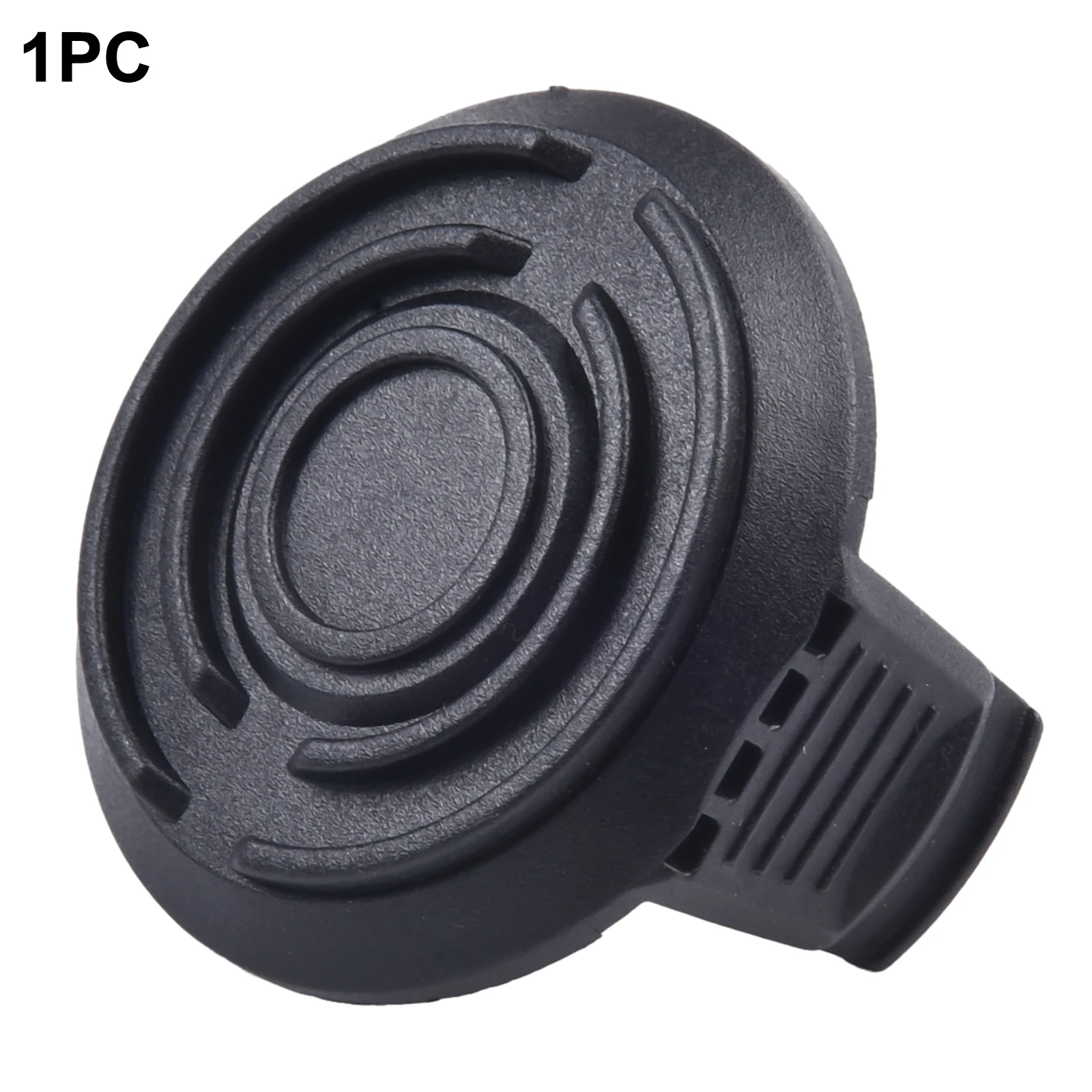 Nice High Quality Gardening Garden Power Equipment Spool Cover Cap Spool Cap 1/4Pcs Black PVC Cover Cap Equipment