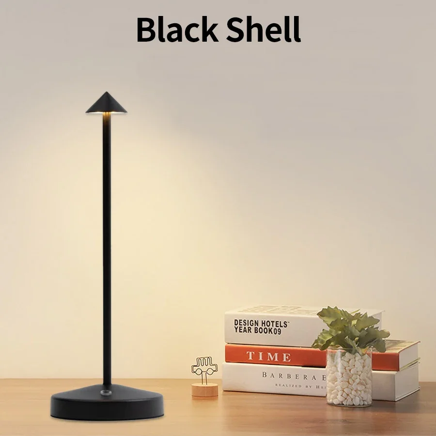 Type-C Rechargeable Table Lamp Creative Dining Touch Led Hotel Bar Coffee Pina Table Lamp Lampada Da Tavolo Decorative Desk Lamp