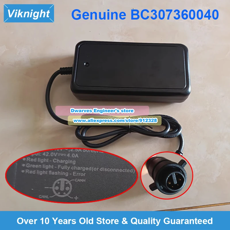 

Genuine 36V MDA BC307360040 Battery Charger 42V 4A Power Supply Special 6 Pins