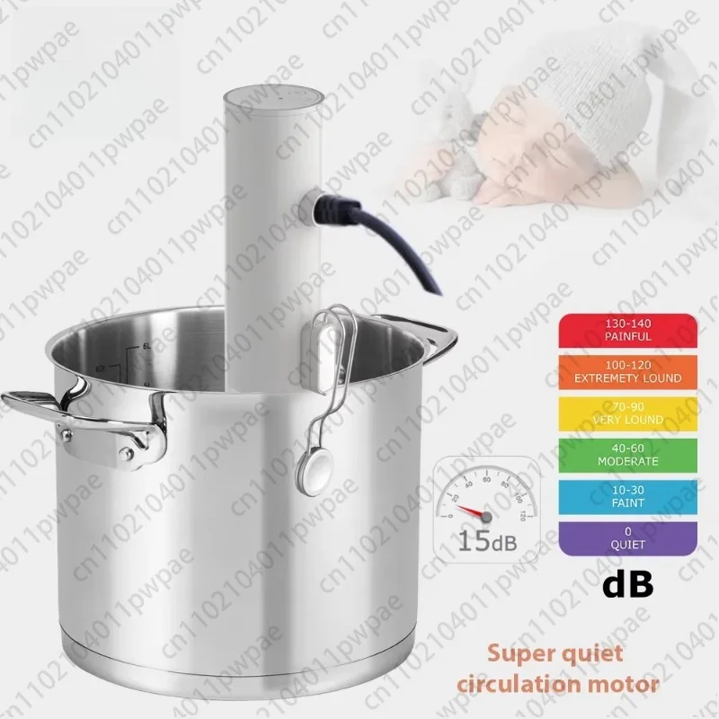 Steak de cuisson en acier inoxydable à usage domestique à mijoteuse, avec télécommande