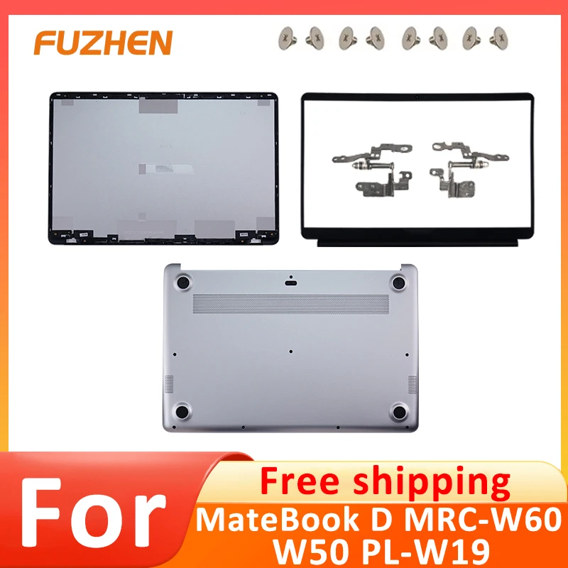 

Новая замена для MateBook D MRC-W50 MRC-W60 MRC-W10 PL-W19 ноутбука ЖК-задняя крышка передняя панель серебристый/черный/серый цвет
