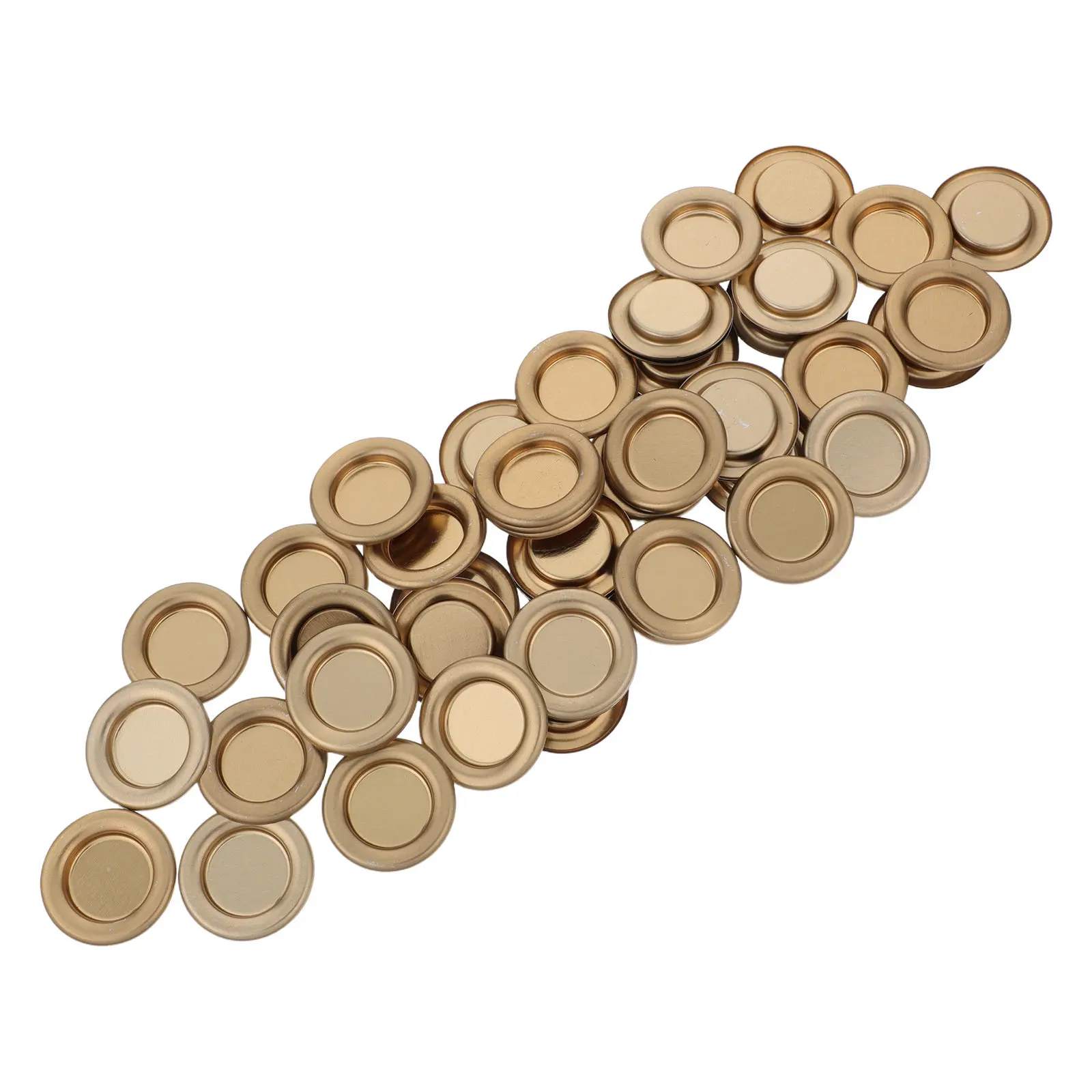 

50Pcs Incense Accessories Small Metal Incense Cone Holder 1.2 Inch Round Burner Tray for Spa Yoga Room Home Office Aromatherapy