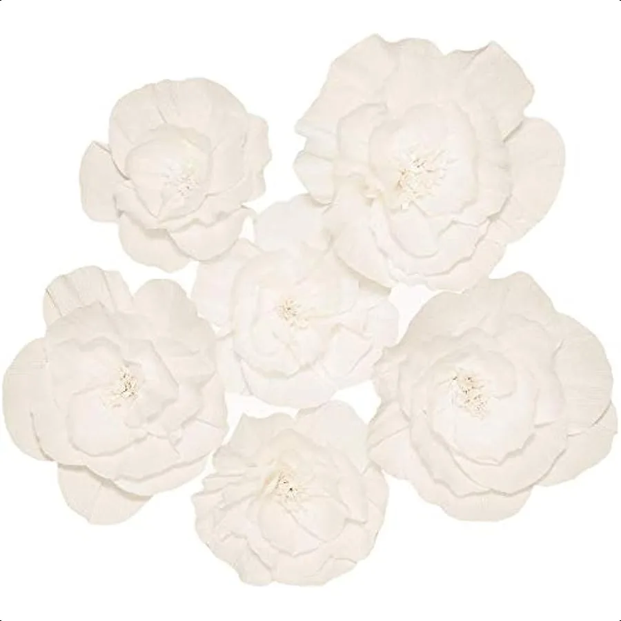 

Flower Wall Decor Large Paper Flowers Decorations for Wall 3D Wall Flowers Wall Decor 3D Flower Wall Decor Flower Decorations F