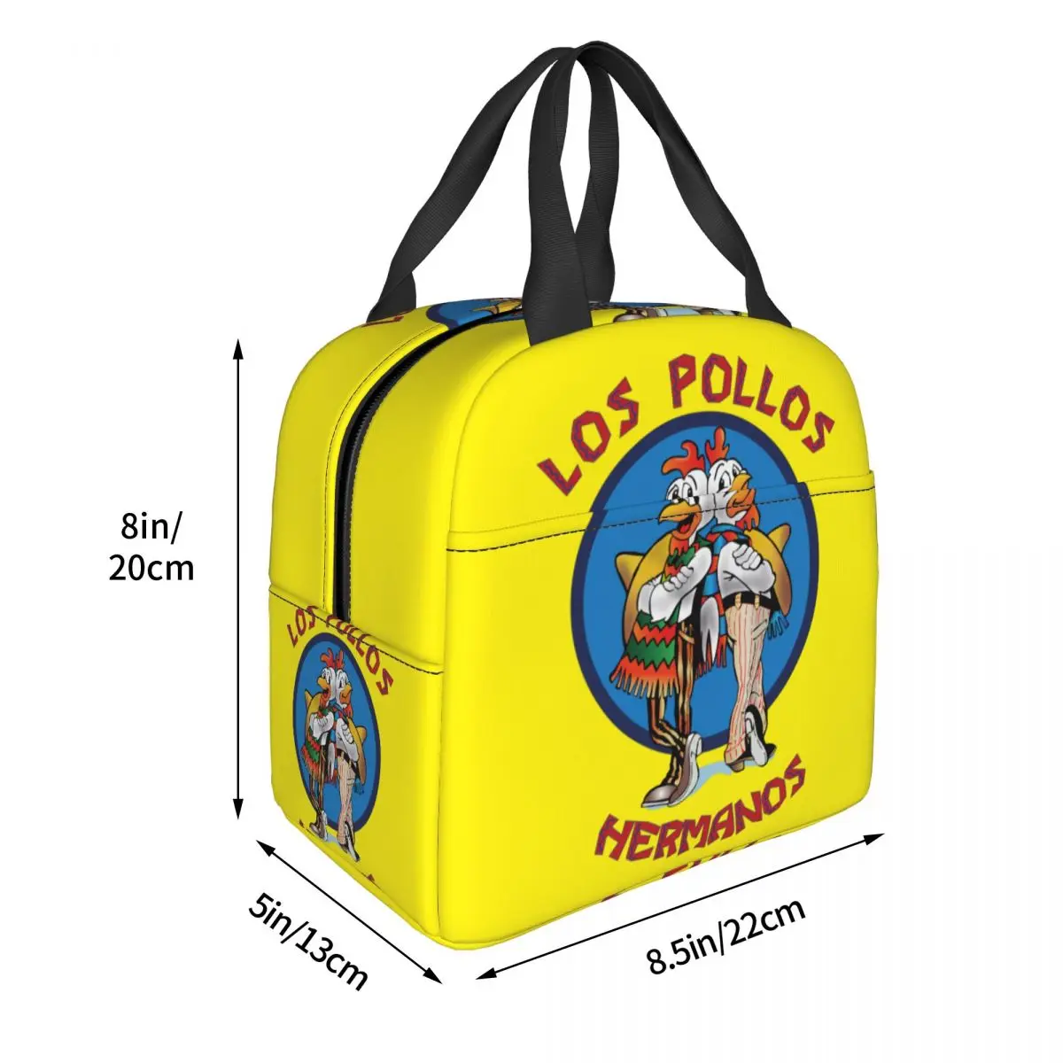 Breaking Bad Lunchbox Koeler Thermisch Geïsoleerd Los Pollos Hermanos Kip Brothers Lunch Draagtas Voor Vrouwen Kids Food Bags