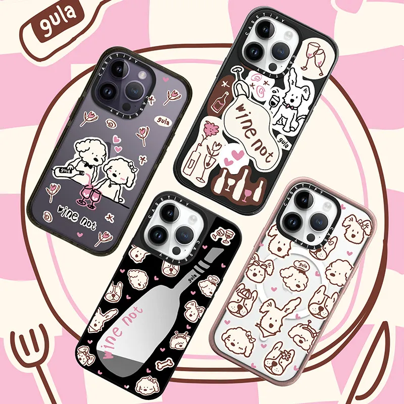 

CASETiFY gula Series Magnetic Drop-proof Case for iPhone 13 14 15 16 17 Pro Max Air Plus Protect Cover