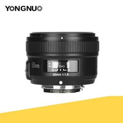 YONGNUO YN50mmm F1.8N Auto Focus Camera Lens for Nikon D800 D3200 D5100 D5200 D5300 D700 DSLR Cameras Large Aperture AF MF Lens