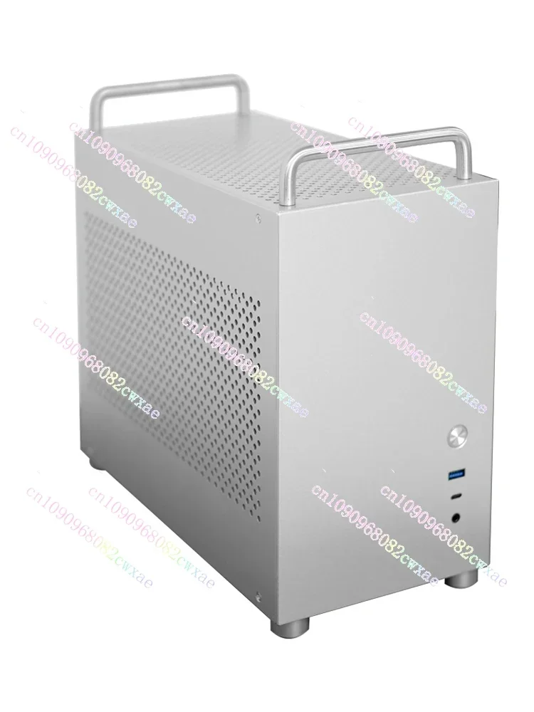 Xingkaitian HX100 Chassis TYPEC Handle All Aluminum MATX Gaming Glass Computer SFXATX Power Supply