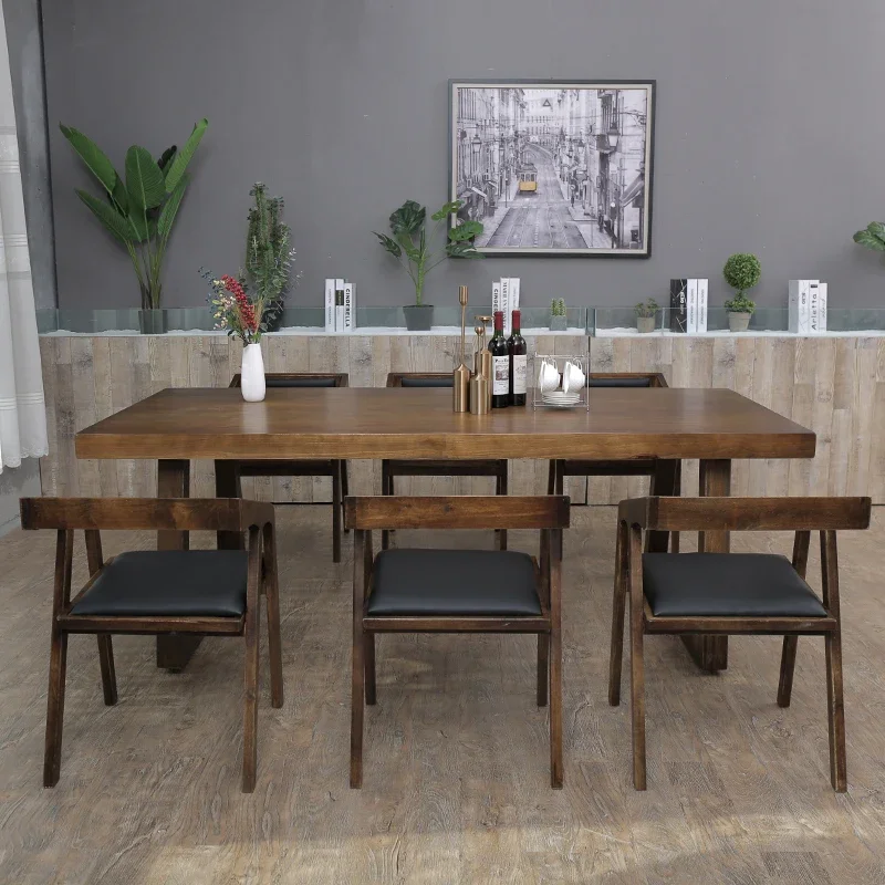 

Event Organizer Dining Table Party Study Wooden Modern Kitchen Dining Table Set Restaurant Salon Mesa Comedor Home Furniture